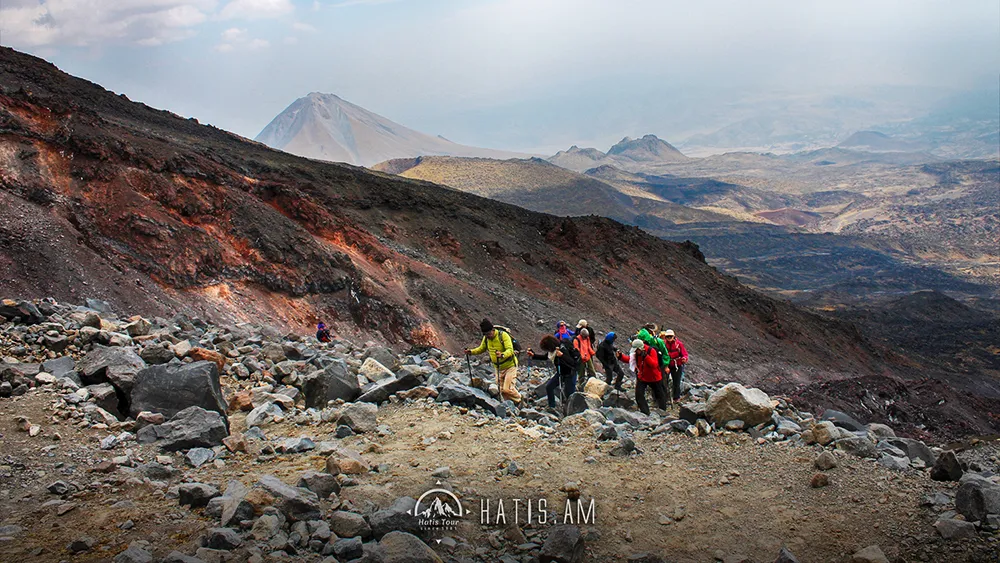Medical examination before climbing from Ararat
