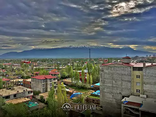 Mount Ararat from the city of Bayazet