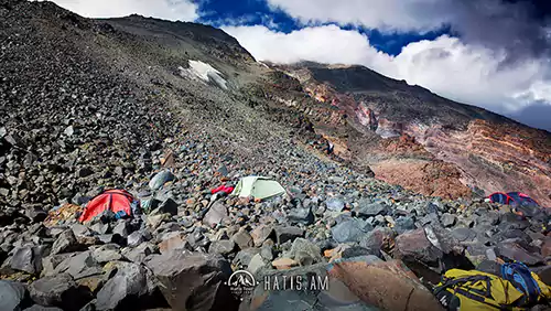 The second camp of Mount Ararat 4165