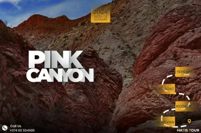 Hiking in Pink Canyon