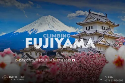 Climbing Fujiyama - Tour to Japan