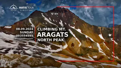 Climbing Mount Aragats