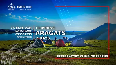 Climbing Mount Aragats