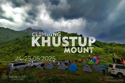 Climbing Mount Khustup